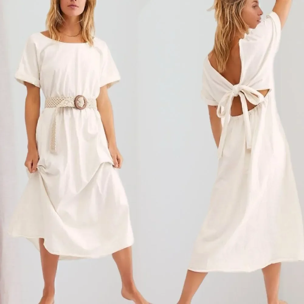 Free People FP Beach Sorrento Cotton Pocket Dress